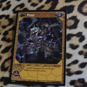 TMNT Press Trading Card